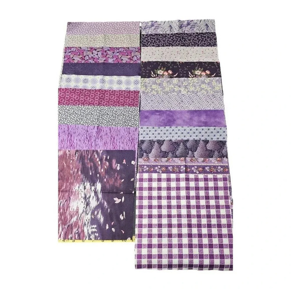 1985 Color Schemes for Quilts and 20 Pieces 10" x 10" Vtg Quilting Fabric - Picture 1 of 6